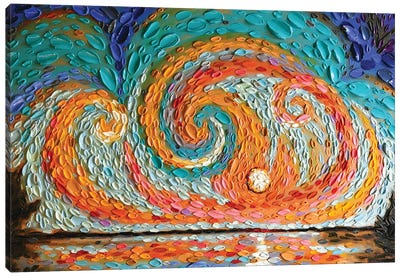 Eli's Sky  Canvas Art Print - Artists Like Van Gogh