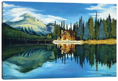 Lake Louise Canvas Art Print - Diana Titova