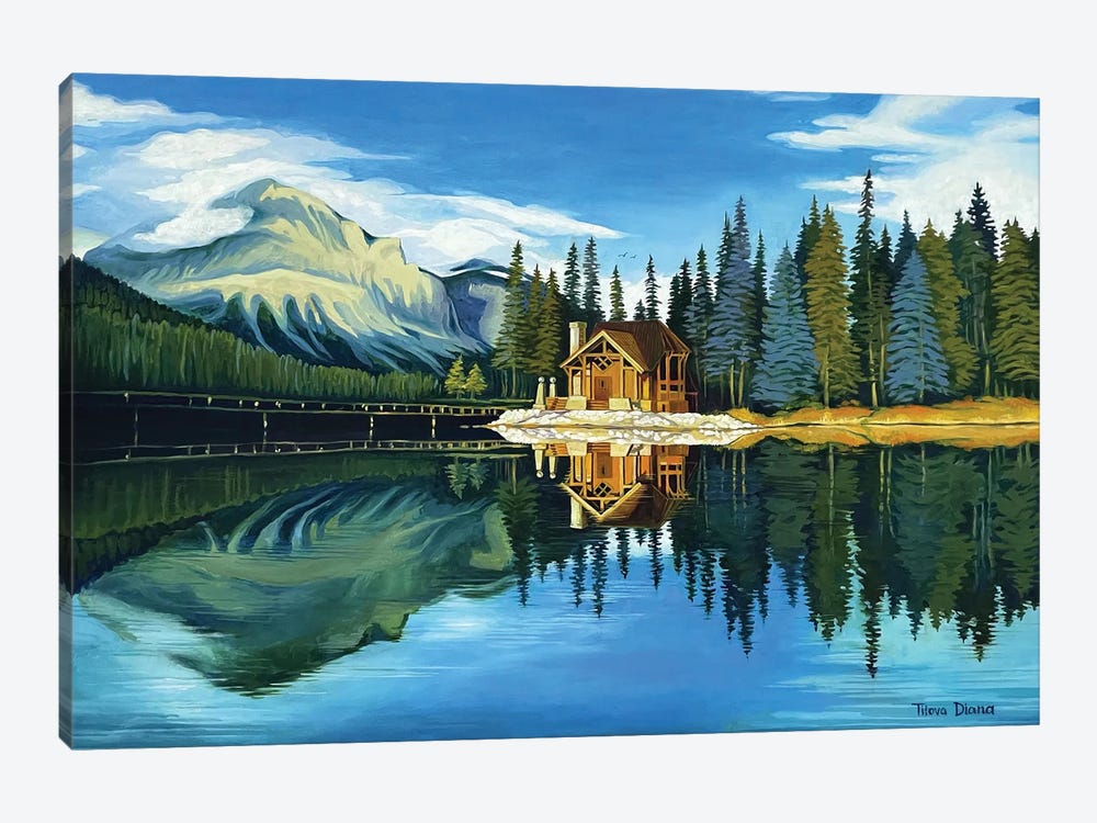 Lake Louise by Diana Titova 1-piece Canvas Artwork