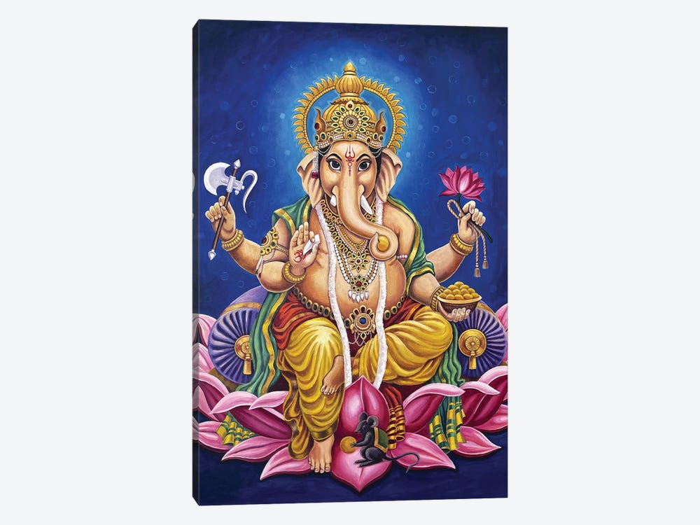 Ganesha by Diana Titova 1-piece Canvas Wall Art