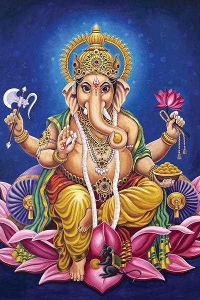 Lotuses: Ganesha by Diana Titova
