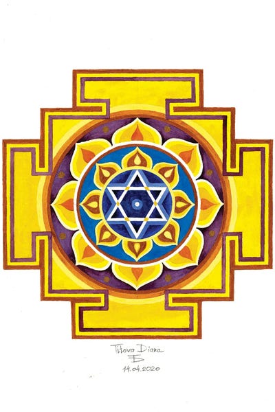 Diana Titova: Parvati Yantra by Diana Titova