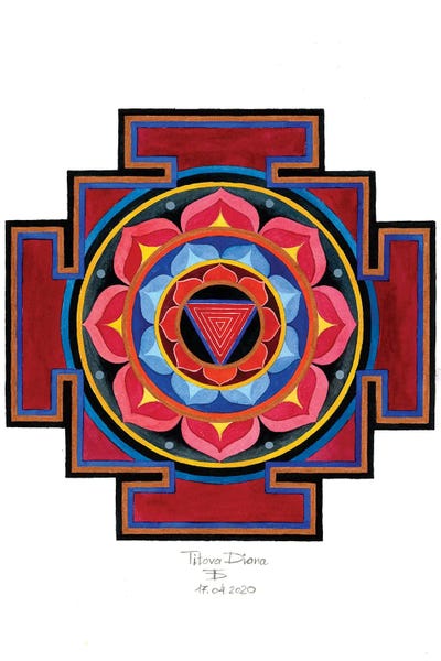 Diana Titova: Kali Yantra by Diana Titova