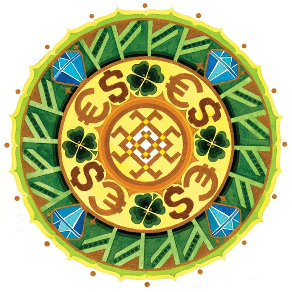 Diana Titova: Wealth Mandala by Diana Titova