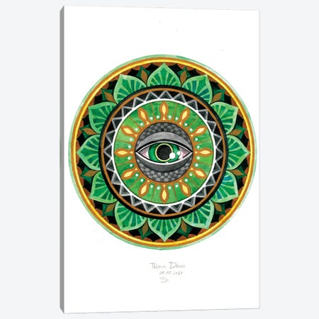 Emerald Eye Canvas Print #DTT51} by Diana Titova Canvas Artwork