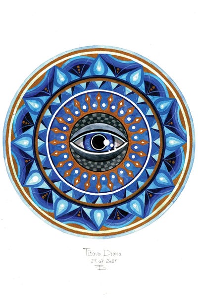 Diana Titova: Sapphire Eye by Diana Titova