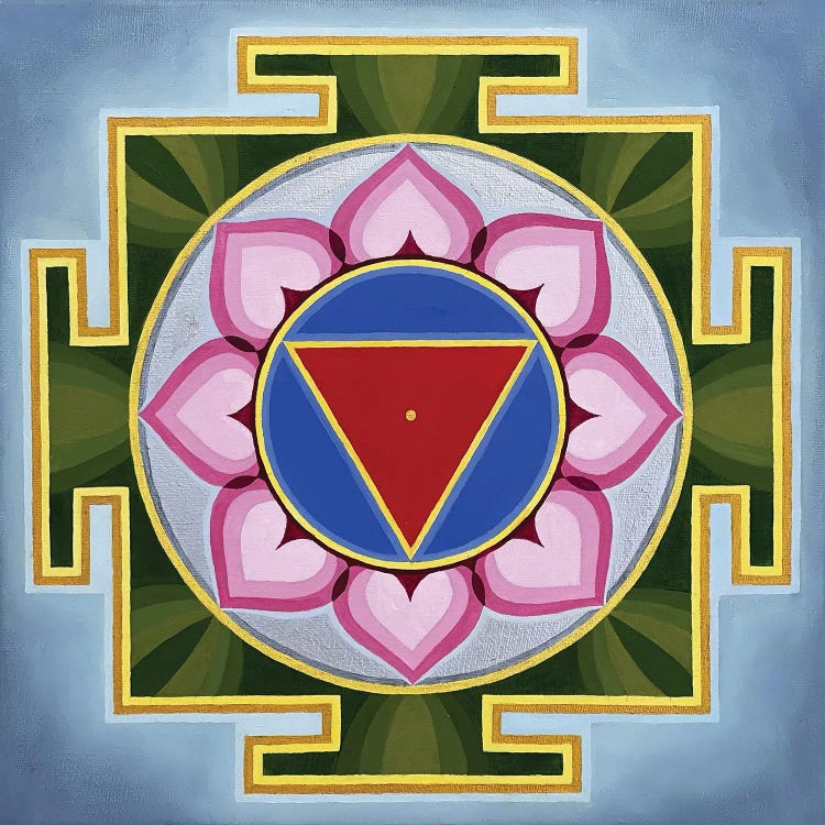 Tara Yantra I Canvas Wall Art by Diana Titova | iCanvas