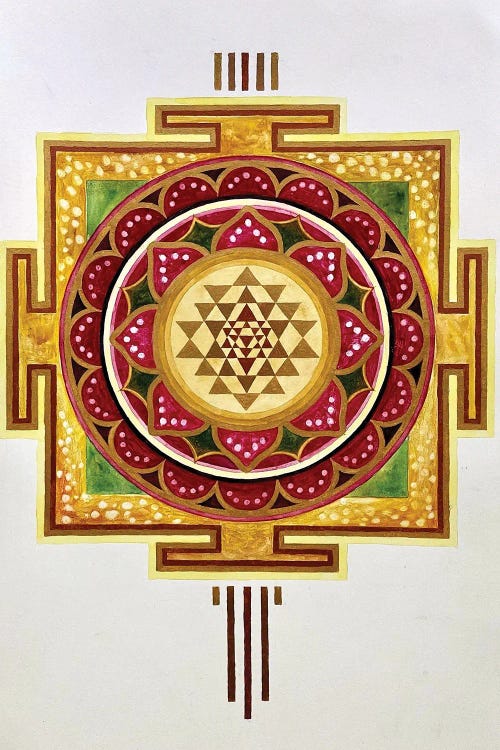 Lotus Sri Yantra