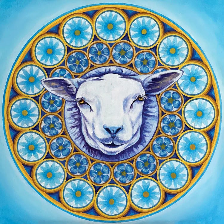 Mandala Blue Dolly