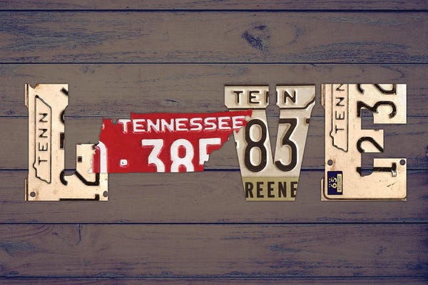 Tennessee: TN State Love by Design Turnpike