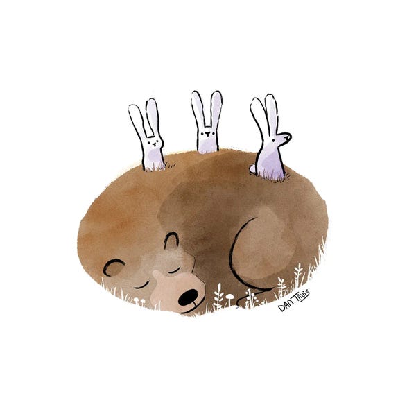 Brown Bears: Bunny Lookout by Dan Tavis