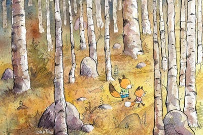 Forest Walk by Dan Tavis canvas print