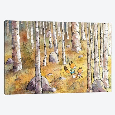 Forest Walk Canvas Print #DTV30} by Dan Tavis Canvas Art