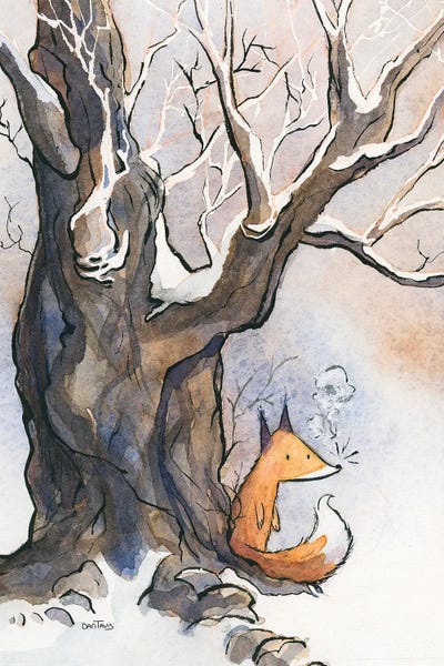 Fox Breath by Dan Tavis canvas print