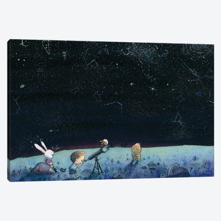 Stargazing Canvas Print #DTV49} by Dan Tavis Art Print