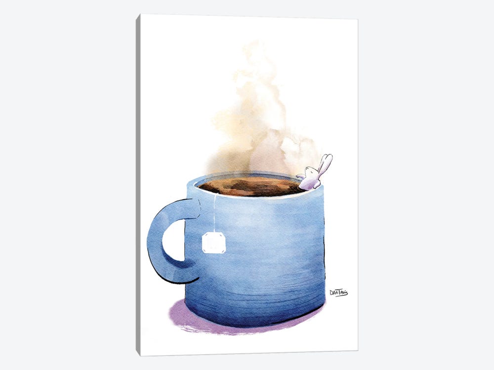 Morning Tea And Bunny by Dan Tavis 1-piece Art Print
