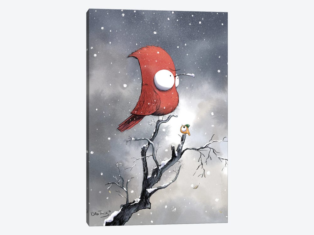 Some Birds Don't Like Winter by Dan Tavis 1-piece Canvas Artwork