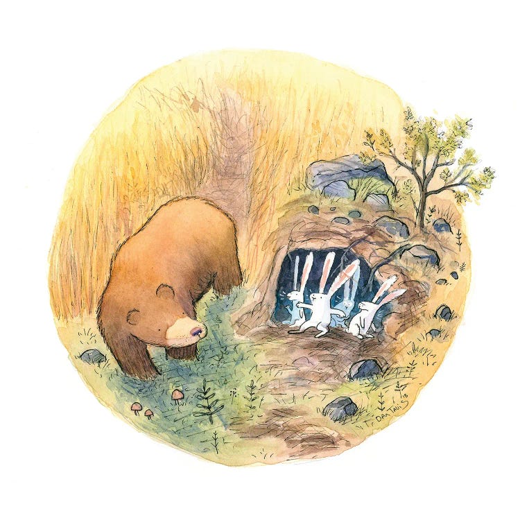 Bears House by Dan Tavis wall art