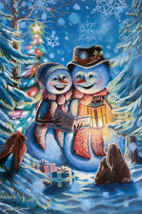 Singing Snowmen by Dakota Daetwiler wall art