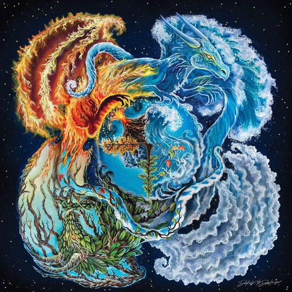 Fire & Ice: Element Dragons by Dakota Daetwiler