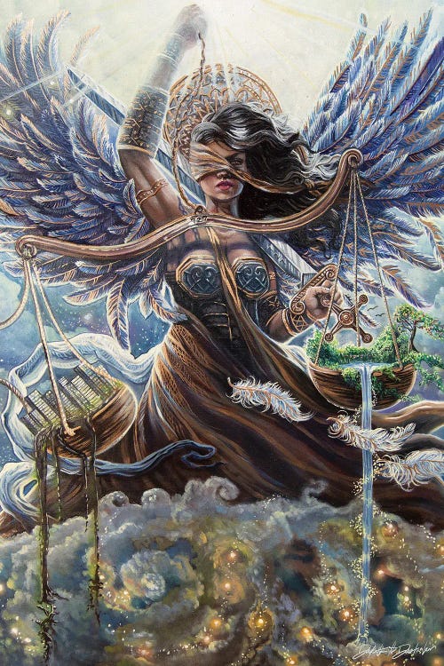 Angel Of Justice by Dakota Daetwiler wall art