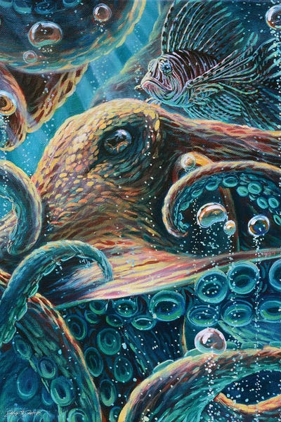 Dakota Daetwiler: Octopus & Friend by Dakota Daetwiler