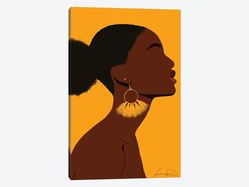 Afro Puff by Aminah Dantzler 1-piece Art Print