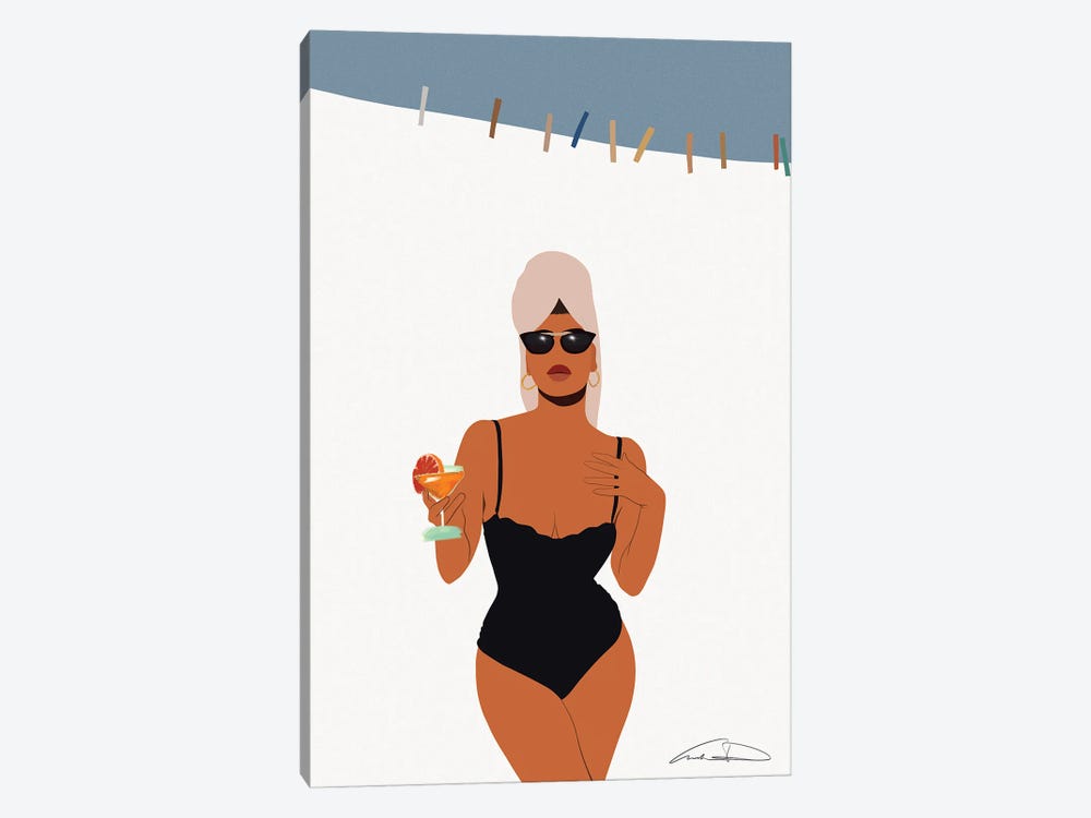 Staycation by Aminah Dantzler 1-piece Art Print