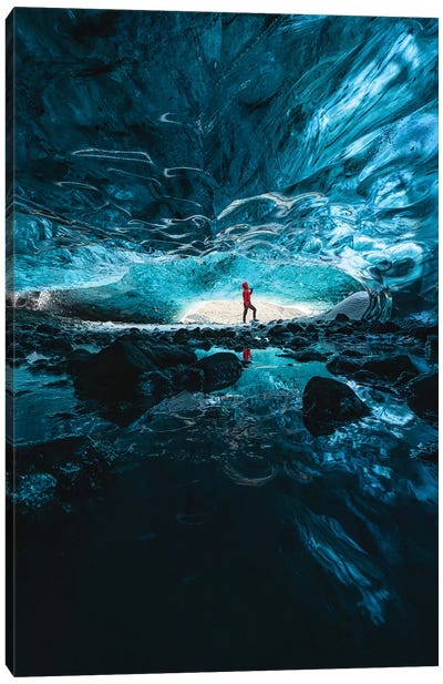 Iceland III Canvas Art Print - Glacier & Iceberg Art