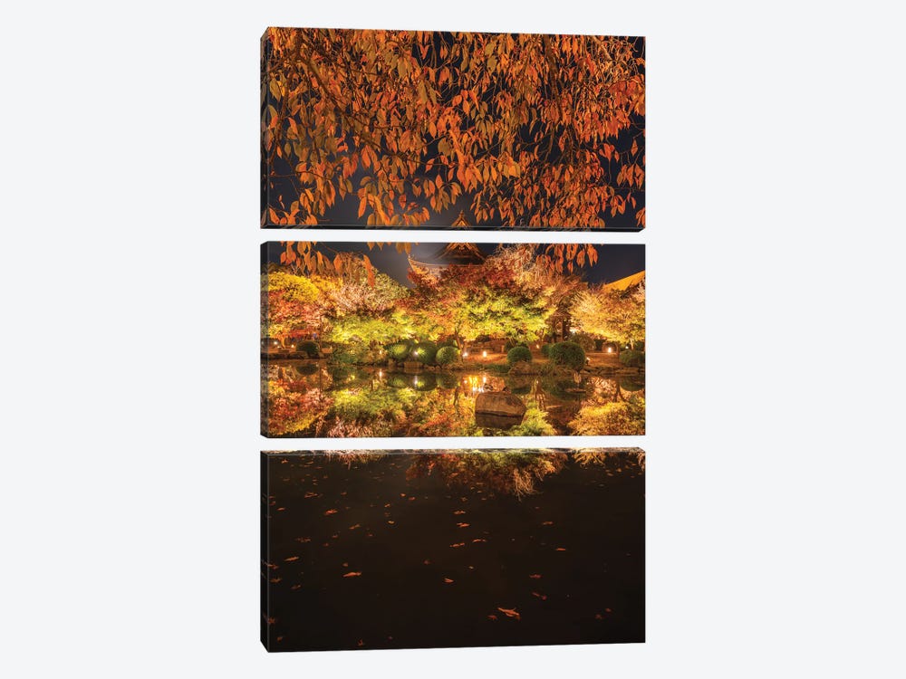 Autumn In Japan I by Daisuke Uematsu 3-piece Canvas Art