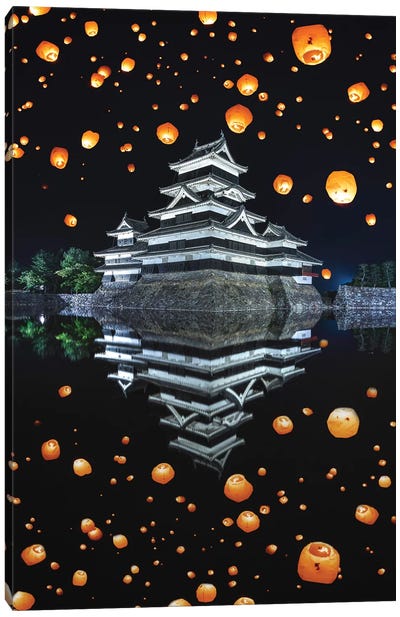 Matsumoto Castle VII Canvas Art Print - Virtual Escapism