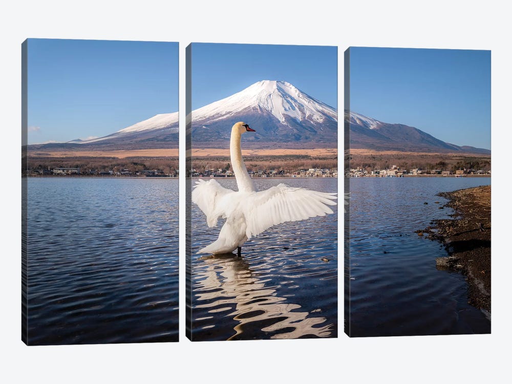 Mount Fuji I by Daisuke Uematsu 3-piece Canvas Print