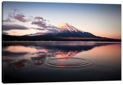 Mount Fuji II Canvas Art Print - Mountain Sunrise & Sunset Art