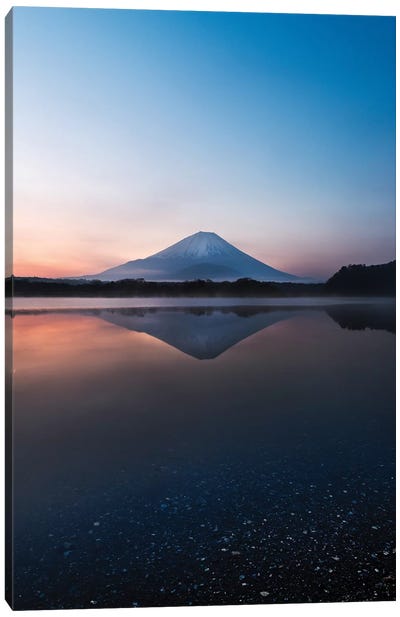 Mount Fuji V Canvas Art Print - Volcano Art