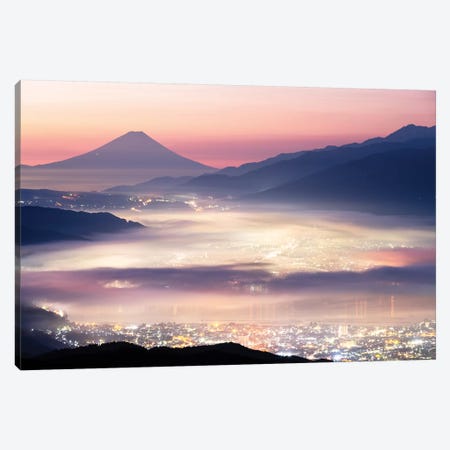 Mount Fuji X Canvas Print #DUE42} by Daisuke Uematsu Art Print