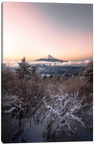 Mount Fuji XII Canvas Art Print - Volcano Art