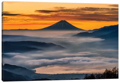 Mount Fuji XIV Canvas Art Print - Daisuke Uematsu 