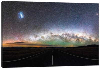 Tekapo Milky Way, New Zealand Canvas Art Print - Galaxy Art