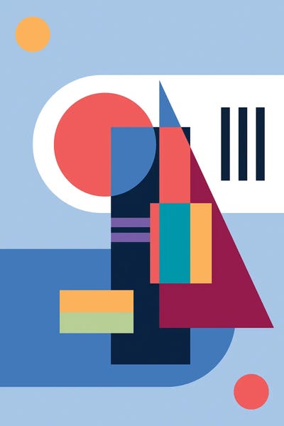 Mid-Century Modern Living Room: City By The Sea by Jen Du