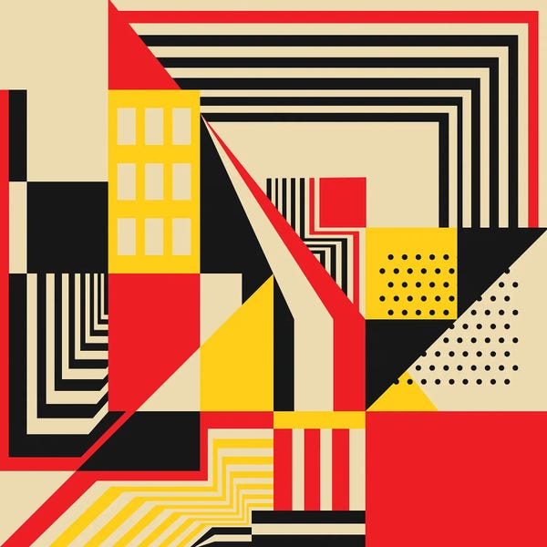 Bauhaus: Modern Abstract Architecture by Jen Du