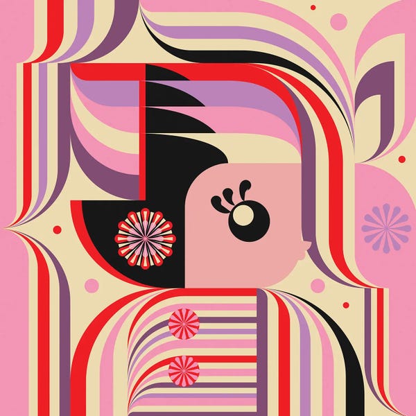 Giclee Features: Pink Girl by Jen Du
