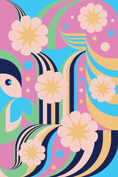 Dopamine Decor: Sakura Girl by Jen Du