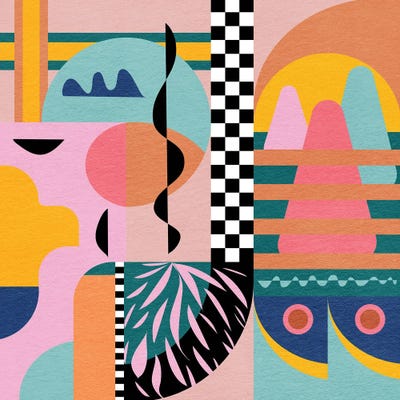 Tropical Island by Jen Du art print