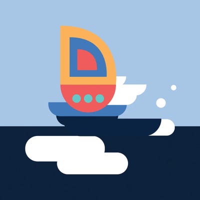 Voyage by Jen Du canvas print