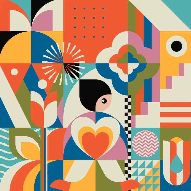 Coastal Life by Jen Du wall art