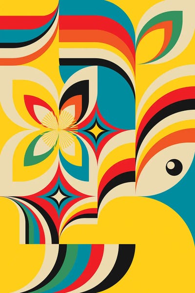 Yellow Girl by Jen Du art print