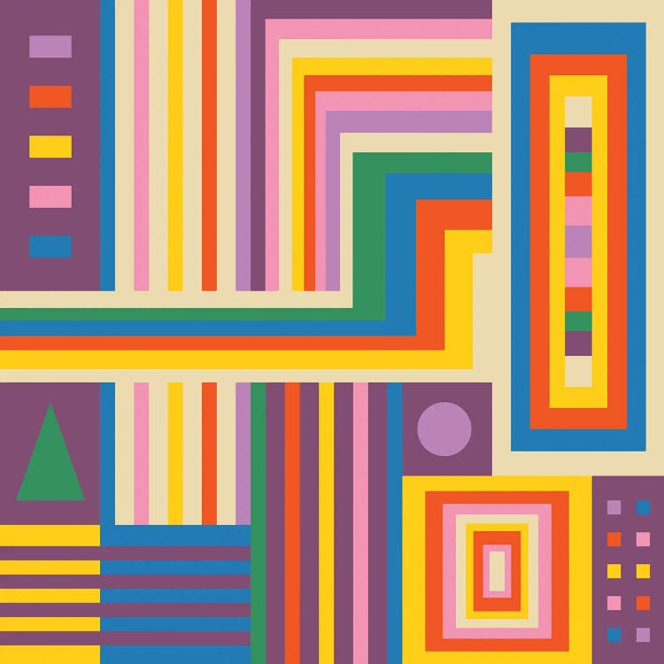 Groovy Geometric City