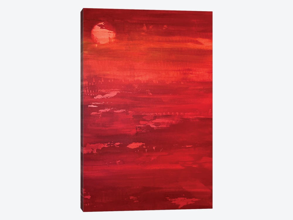 Red Moon Rising by Alicia Dunn 1-piece Art Print