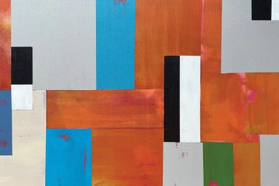 Skyline II by Alicia Dunn multi panel art