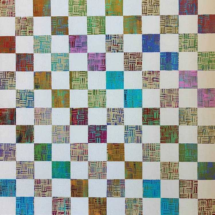 Interwoven Palette by Alicia Dunn canvas print